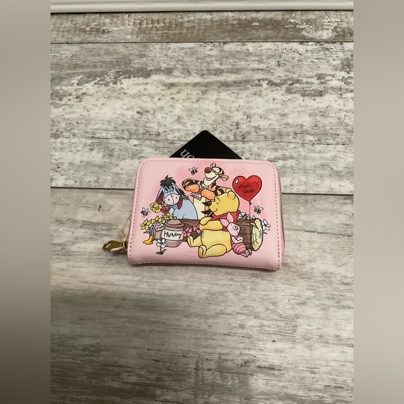 NWT Loungefly Winnie The Pooh Valentine\'s Day Mini Backpack and wallet in set main image 5